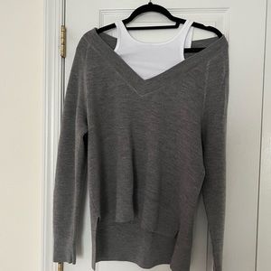 Alexander Wang T Layered Sweater